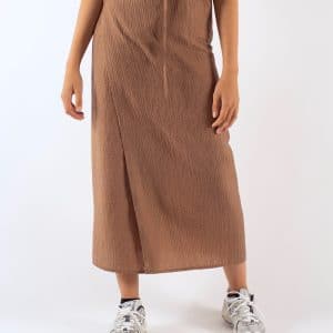 SaffyRS Wrap Skirt - Wood - Résumé - Brun S