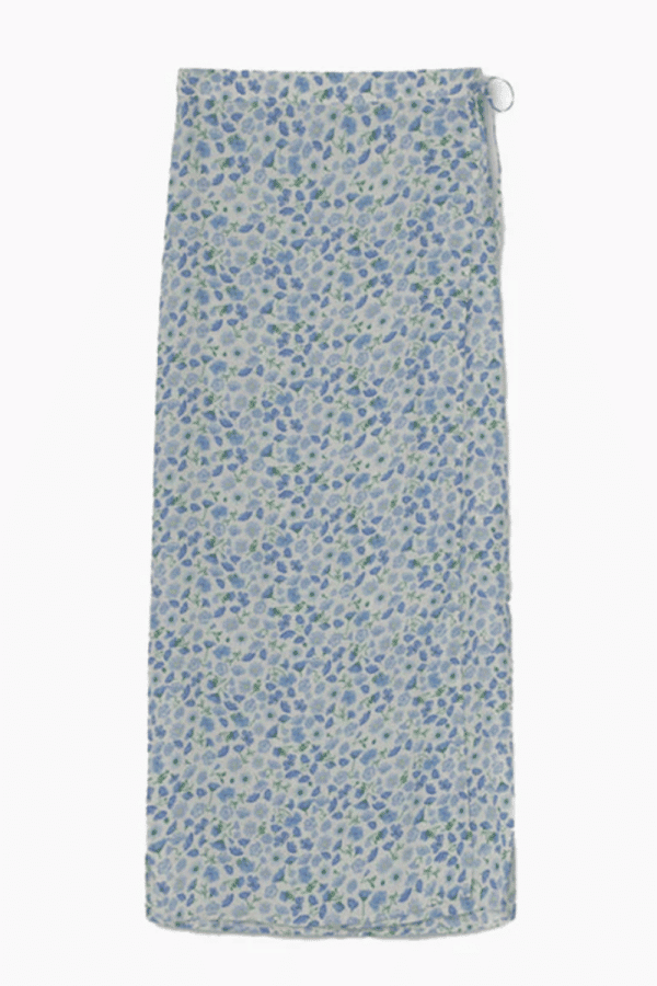 Enmallow Skirt - Field Of Blue - Envii - Mønstret L