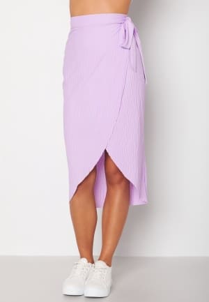 BUBBLEROOM Lola pleated skirt Lilac XS