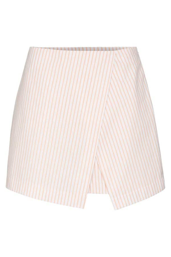 Something New - Shorts - SN Fridda HW Mini Wrap Skort - Stripe Snow White