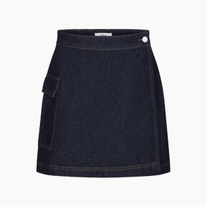 Enplanet Skirt - Dark Blue Rinse - Envii - Blå XS