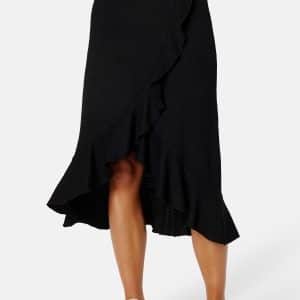 Happy Holly Selima Structure Wrap Skirt Black 44/46