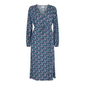 Liberté - Berta Dress LS - Green Flower - XL