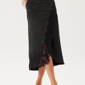 VERO MODA Vmmerle Lace Hw 7/8 SKIRT WVN Black L