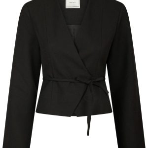 Neo Noir - Bluse - Simmi Wrap Blouse - Black