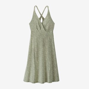 Patagonia Womens Amber Dawn Dress (Grøn (VERANO: SALVIA GREEN) Large)