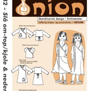 Onion 20032, Slå om-top/kjole til strik & nederdel